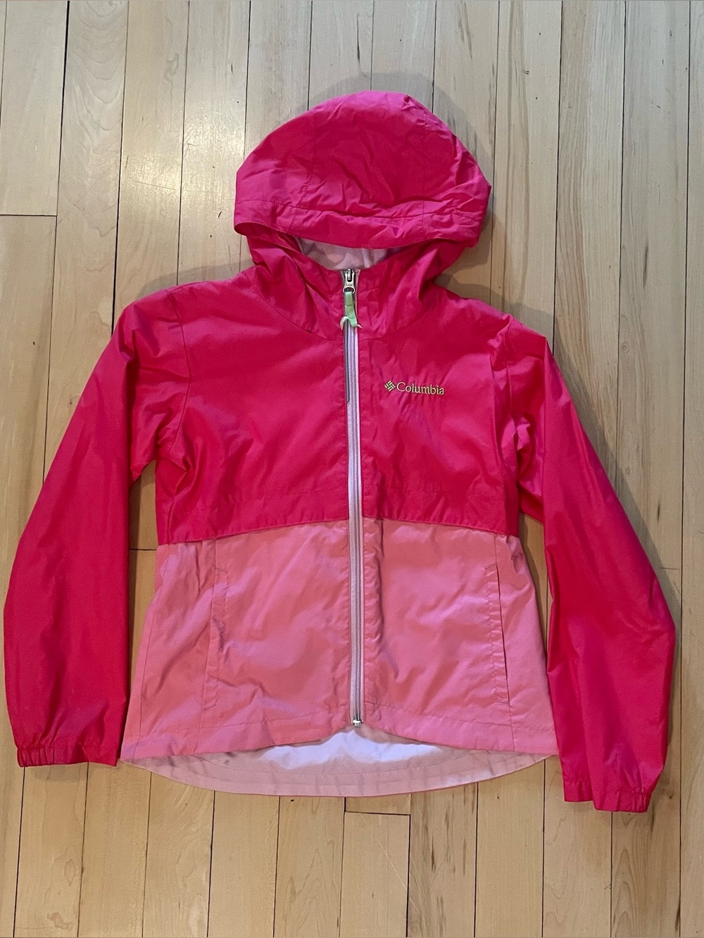 Columbia Kids Two-Tone Pink Hooded jacket